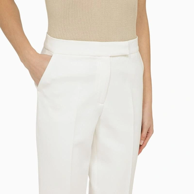 Shop Ivy & Oak Ivy Oak Trousers In Cotton In White