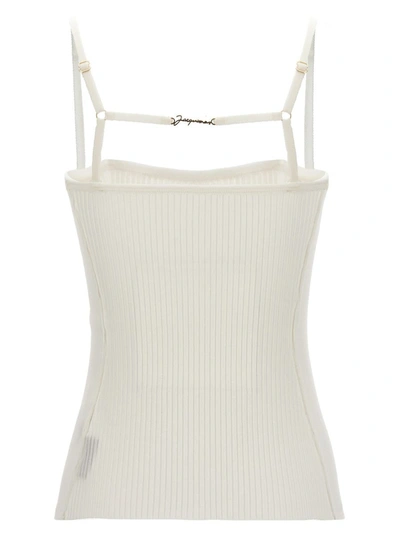 Shop Jacquemus 'le Haut Sierra' Top In White