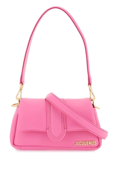 Shop Jacquemus Le Petit Bambimou Shoulder Bag In Pink