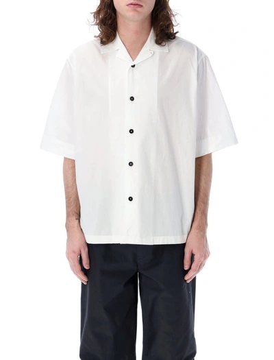 Shop Jil Sander Bowling Shirt In White