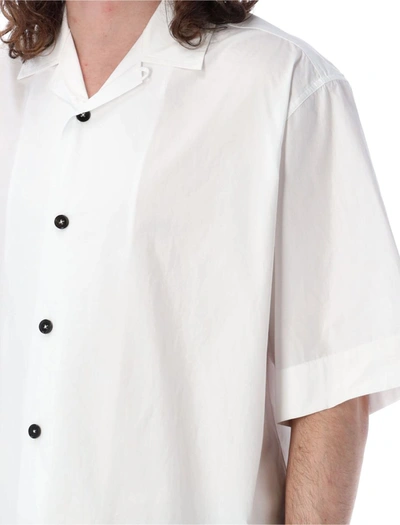 Shop Jil Sander Bowling Shirt In White