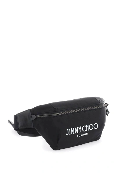 Shop Jimmy Choo Finsley Beltpack In Black