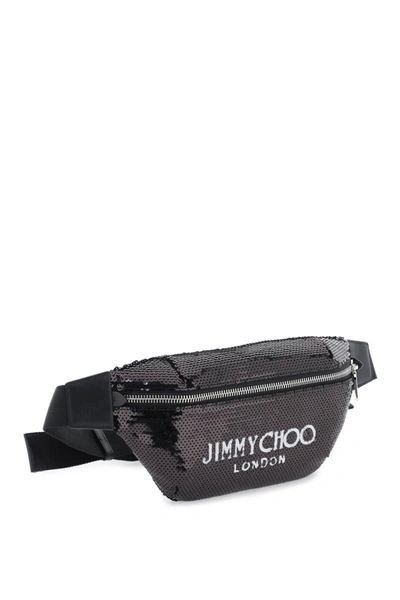 Shop Jimmy Choo Finsley Beltpack In Black