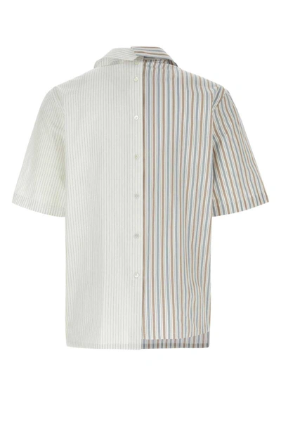Shop Lanvin Shirts In Stripped