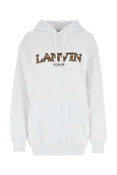 Shop Lanvin Sweatshirts In White