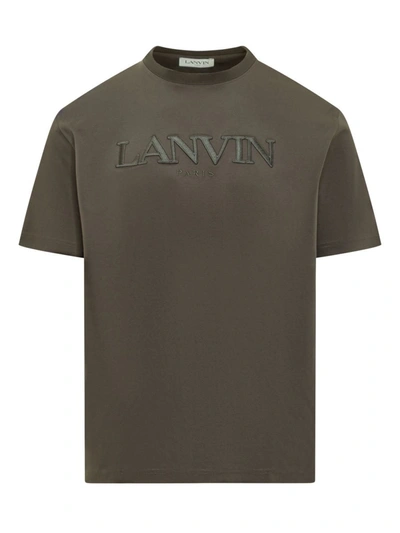 Shop Lanvin T-shirts And Polos In Loden