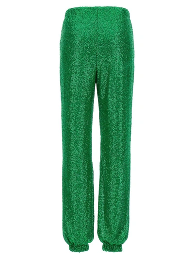 Le Twins Green Viola Pants In Green