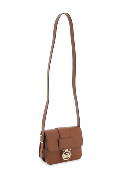 Shop Longchamp Box-trot Small Crossbody Bag In Brown