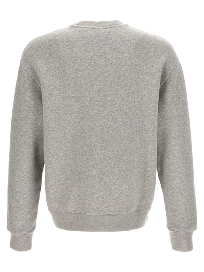 Shop Maison Kitsuné 'college Fox' Sweatshirt In Gray