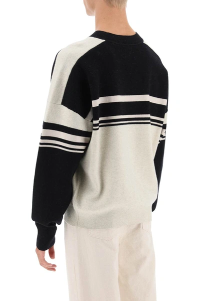 Shop Isabel Marant Marant Colby Cotton Wool Sweater In Multicolor