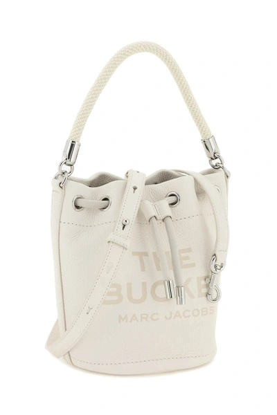 Shop Marc Jacobs 'the Leather Bucket Bag' In White