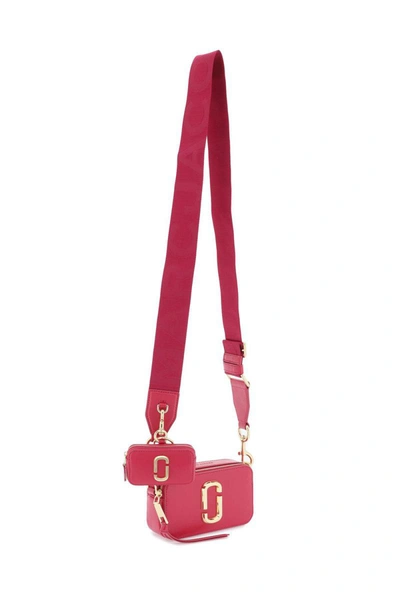Shop Marc Jacobs The Utility Snapshot Camera Bag In Fuchsia