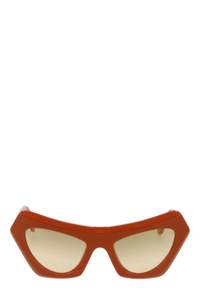 Shop Marni Marine Sunglasses In Red