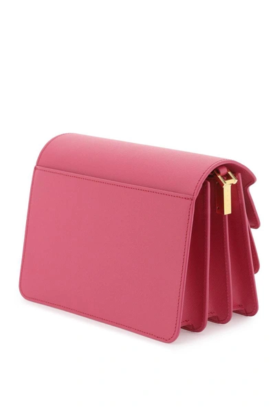 Shop Marni Medium 'trunk' Bag In Pink