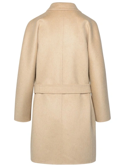 Shop Max Mara Beige Cashmere Coat