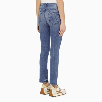 Shop Mother The Mid Rise Dazzler Ankle Denim Jeans In Blue