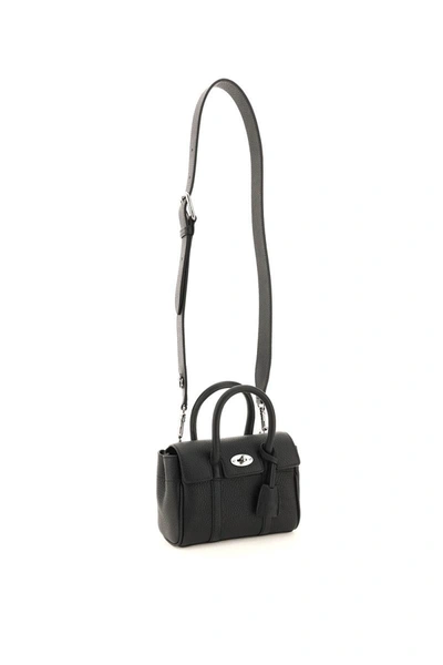Shop Mulberry Bayswater Mini Bag In Black