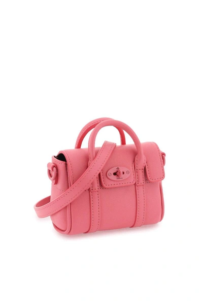 Shop Mulberry Micro Bayswater In Pink