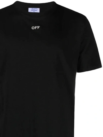 Shop Off-white Off White T-shirts And Polos In Black Whit