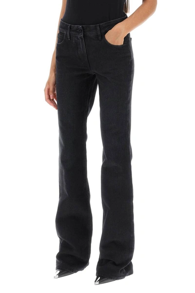 Shop Off-white Bootcut Fit Jeans In Black