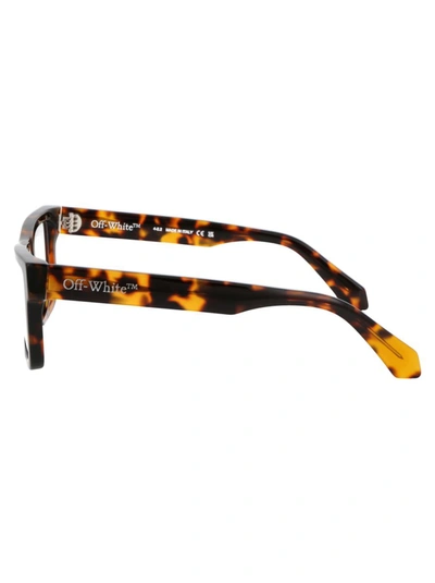 Off-white Optical Style 37 Cat-eye Glasses In 6000 Havana