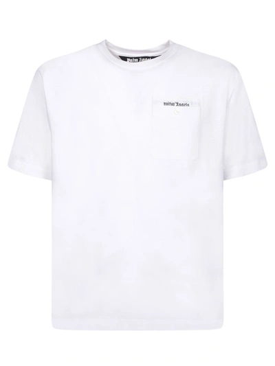 Shop Palm Angels T-shirts In White