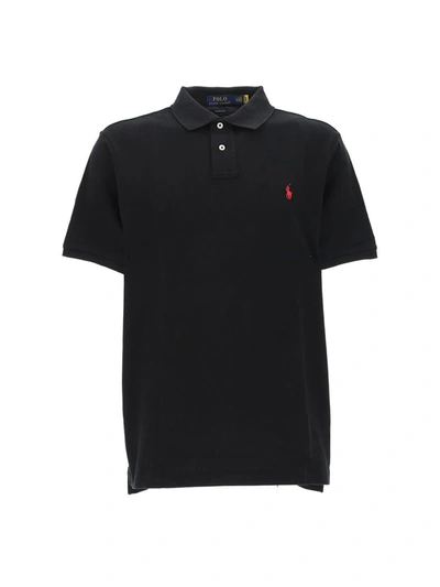 Shop Polo Ralph Lauren Polo Shirts In Black