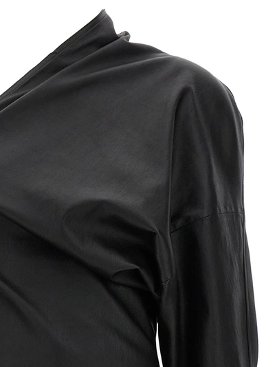 Shop Rick Owens 'one Sleeve' Top In Black