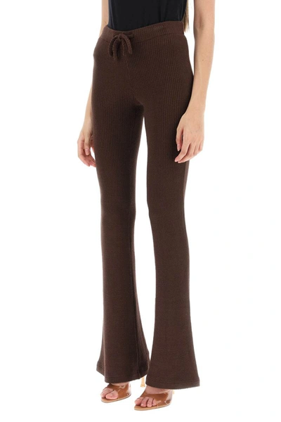Shop Siedres 'flo' Knitted Pants In Brown