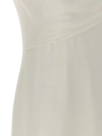 Shop Tom Ford Long Silk Dress In White