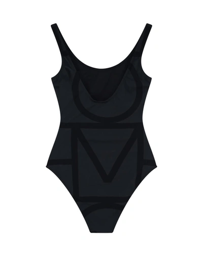 Shop Totême Swimsuit In Black