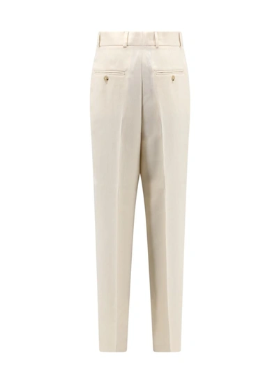 Shop Totême Trouser In White