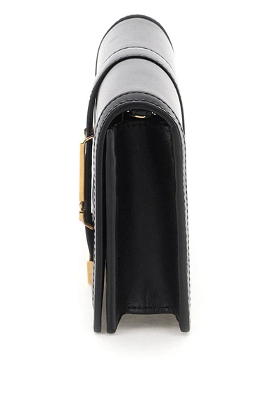 Shop Versace Greca Goddes Crossbody Bag In Black
