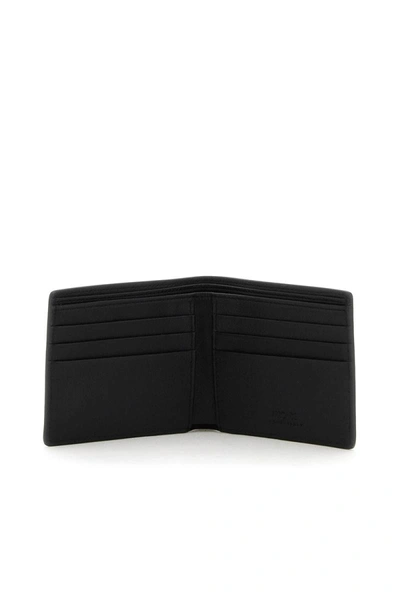 Shop Versace Medusa Biggie Bi-fold Wallet In Black