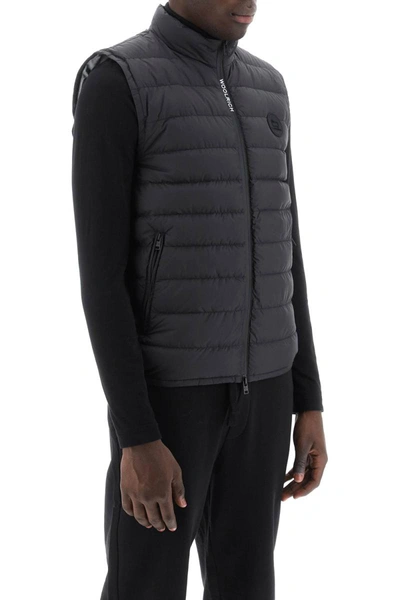 Shop Woolrich Sundance Puffer Vest In Black