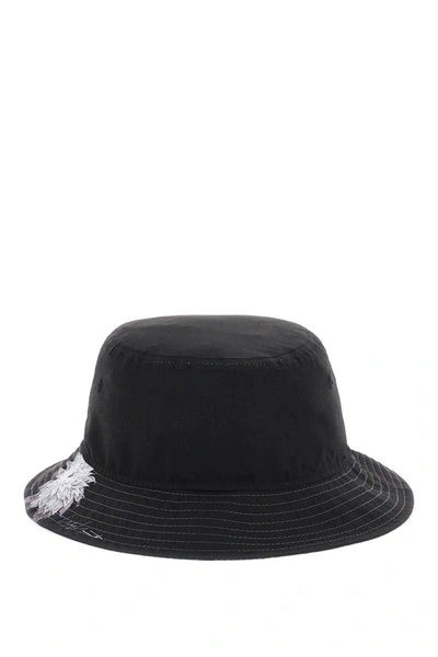 Shop Yohji Yamamoto Dahlia Baseball Cap In Black