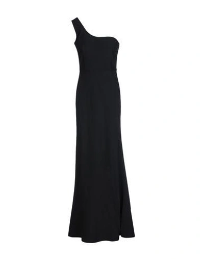 Shop Alexander Mcqueen Long Dress In Black