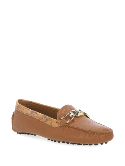 Shop Alviero Martini Flat Shoes In Brown