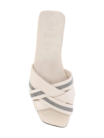 Shop Brunello Cucinelli Sandals In Avorio+rutenio