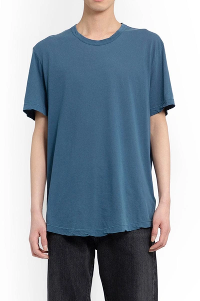 Shop James Perse T-shirts In Blue