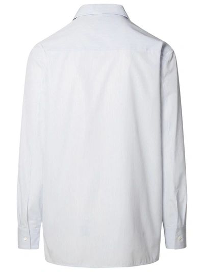 Shop Jil Sander 'tuesday' White Cotton Shirt