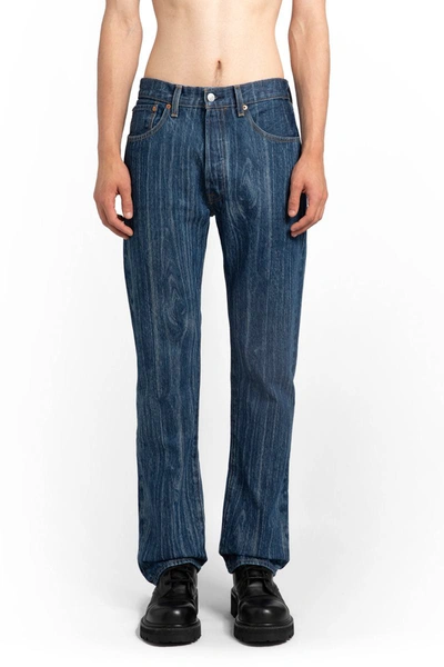 Shop Karmuel Young Jeans In Blue