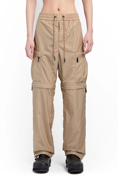 Shop Moncler Grenoble Trousers In Brown