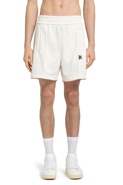 Shop Palm Angels Shorts In White