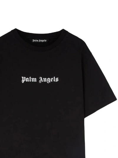 Shop Palm Angels T-shirts And Polos In Black