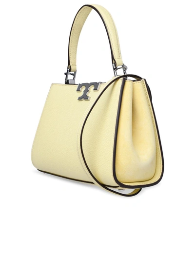 Shop Tory Burch Lemon Leather Eleanor' Mini Bag In Yellow