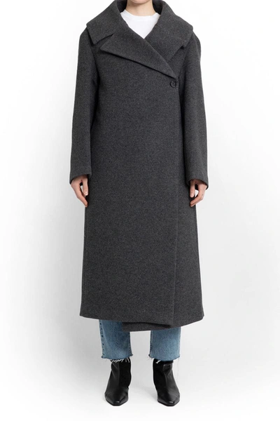 Shop Totême Coats In Grey