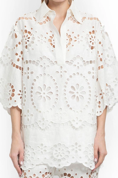 Shop Zimmermann Shirts In White