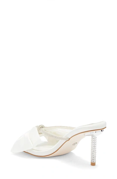 Shop Azalea Wang Tatum Bow Slide Sandal In White