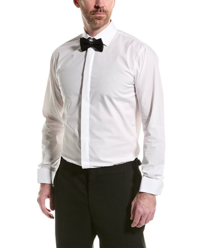 Shop Alton Lane Sullivan Tailored Fit Tuxedo Shirt In White
